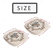 preiswerte Bodenkissen.-Dekorative Wurfkissen, exquisiter Jacquard, einfarbig, europäischer Stil, Prägung, verdicktes Stuhlkissen, Heimbüro-Sitz, Bar, Esszimmerstuhl, Sitzpolster, Garten-Bodenkissen