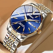 halpa Kvartsikellot-Uusi muotitrendi mineraalivahvistettu lasilinssi vedenkestävä yövalo kalenteri sunnuntain näyttö liiketoiminta vapaa-ajan urheilu kaunis ja tyylikäs miesten kello