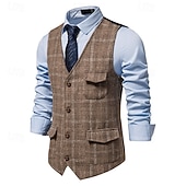 levne oblečení-Retro Řvoucí 20s 20. léta 20. století Úbory Vesta Sada příslušenství Gentleman Maškarní kostým Pánské předvečer Všech svatých Karneval Nový rok Večírek Plesová maškaráda Silvestr Dospělé Nákrčník