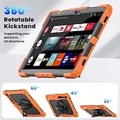 זול כיסוי טאבלט Samsung-לוּחַ כיסויים מכסים ל עבור Samsung Galaxy Tab S9 Plus 12.4&quot; S9 Ultra 14.6&quot; S8 Ultra 14.6&#039;&#039; ידית מחזיק עפרונות רצועת כתף תבנית גאומטרית סיליקון