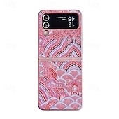 お買い得  サムスン用ケース-電話 ケース 用途 Zフリップ6 Z Flip 5 Z Flip 4 バックカバー スタンド付き 耐衝撃 レトロ風 繊維 PC