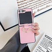 economico Cover Samsung-telefono Custodia Per Capovolgi Z 6 Z Flip 5 Z Flip 4 Z Flip 3 Per retro Fibbia ad anello Resistente agli urti Retrò TPU pelle sintetica