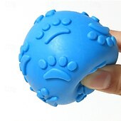 お買い得  犬用おもちゃ-ボール型 噛む用おもちゃ ボール投げ インタラクティブトイ きしむおもちゃ ととも​​に ペットフレンドリー ペット運動 解放圧力 ペットトレーニング 歯が生えるロープのおもちゃ のために 犬用 屋内 屋外 ペットプレイ