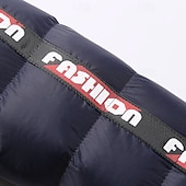 preiswerte Daunenjacken &amp; Parkas für Herren-Herren Wintermantel Daunenjacke Gepolstert Tasche Abnehmbare Kapuze Polyester Urlaub Alltagskleidung Date Regulär Mode Lässig Bequem Thermowarm Herbst Winter Farbblock Wein Schwarz Gelb Dunkelgrün