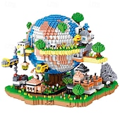 Недорогие Конструкторы-rchitecture global village micro building block set5452pcs - архитектурные модели игрушки подарки для детей и взрослых