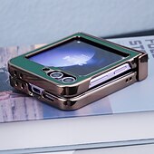 お買い得  サムスン用ケース-電話 ケース 用途 Zフリップ6 Z Flip 5 Z Flip 4 Z Flip 3 ウォレットカードケース スタンド付き 耐衝撃 レトロ風 仕上げ PUレザー