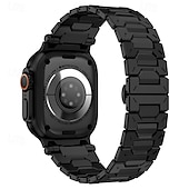 olcso Apple óraszíjak-Solo Loop Kompatibilis valamivel Apple Watch óraszíj 42mm 44mm 45mm 49mm Fém kapocs Állítható Rozsdamentes acél Csere óraszíj mert iwatch Ultra 2 Series 9 8 7 SE 6 5 4 3 2 1
