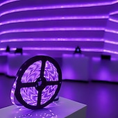 economico Strisce luminose USB-striscia di luce nera a led uv, luce viola con usb o batteria smd2835, luce uv 380-400nm per danza fluorescente, rivestimento corpo uv, lampada a luce nera non impermeabile