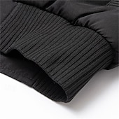 levne Gilety-Pánské Puffer Vesta Denní Na běžné nošení Podzim zima Kapsy Polyester Zahřívací Pevná barva Zip Stojáček Běžný Černá Tmavě námořnická Vodní modrá Khaki Vesta