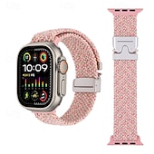 cheap Apple Watch Bands-Sport Band Compatible with Apple Watch band 38mm 40mm 41mm 42mm 44mm 45mm 49mm Braided Adjustable Fabric Strap Replacement Wristband for iwatch Ultra 2 Series 9 8 7 SE 6 5 4 3 2 1