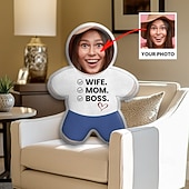  不規則なクッションと枕 パーソナライズされたギフト写真 妻 お母さん ボス カスタムギフトアイデア 様々なサイズの挿入ギフト 彼女へのバレンタインデーギフト