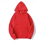 abordables Camisetas y Camisas-Hombre Sudadera Con Capucha Manga Larga Con Capucha Camiseta Al aire libre Mantiene abrigado Forro Polar Rutina de ejercicio Suave Invierno Poliéster Gris oscuro Negro Blanco Gimnasio Escalada