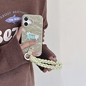 economico Cover per iPhone-telefono Custodia Per iPhone 16 Pro Max Plus iPhone16 iPhone 16 Pro iPhone 15 Pro Max Plus iPhone 15 iPhone 14 Pro Max iPhone 13 12 11 Pro Max Per retro con cinturino da polso Resistente agli urti