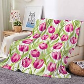 preiswerte Sofadecken &amp; Überwürfe-Blumendecke, weiche und gemütliche Überwurfdecke mit zartem Gänseblümchen-Design, perfekt, um Ihrem Schlafzimmer oder Wohnzimmer Komfort und Charme zu verleihen