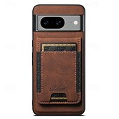 זול תיק טלפון אחר-טלפון מגן עבור Pixel 9 Pro Pixel 9 Pro XL Pixel 8 Pro Pixel 8 Pixel 7 Pixel 7 Pro Pixel 6 Pixel 6 Pro כיסוי אחורי עם מעמד ניתן לניתוק מגנטי רטרו TPU PC עור PU