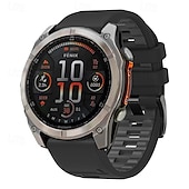 halpa Garmin kellonauhat-Kellon ranneke varten Garmin Fenix 8 47mm 51mm 7X 6 6X Pro Epix Pro Instinct 2X Approach S70 S62 S60 Forerunner 955 945 Epix Marq Descent Quatix 22mm 26mm Silikoni Korvaus Hihna Quick Fit Säädettävä