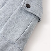 economico felpe con cappuccio da uomo di base-Per uomo Felpa con cappuccio Felpa con zip Felpa con cappuccio in pile Compatto Nero Blu marino Cachi Grigio chiaro Grigio scuro Con cappuccio mezza cerniera Liscio Tasche Ufficio Sportivo Informale