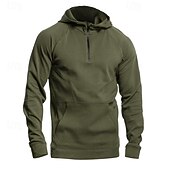 economico Felpa &amp; Sweatshirt-Per uomo Felpa con cappuccio fitness Felpa con cappuccio da allenamento Manica lunga Felpa con cappuccio Informale Athleisure Autunno Tenere al caldo Antivento Traspirante Allenamento in palestra