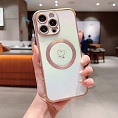 お買い得  iPhone用ケース-電話 ケース 用途 iPhone 16 Pro Max プラス iPhone 15 プロマックスプラス iPhone 14 13 12 Pro Max Plus iPhone 14 Pro Max iPhone 13 12 Pro Max バックカバー 磁石バックル ワイヤレス充電をサポート 耐衝撃 レトロ風 TPU 仕上げ