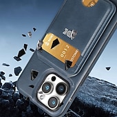 お買い得  iPhone用ケース-電話 ケース 用途 iPhone 16 Pro Max プラス iPhone 15 プロマックスプラス iPhone 14 13 12 Pro Max Plus iPhone 14 Pro Max iPhone 13 12 Pro Max バックカバー スタンド付き 磁石バックル ワイヤレス充電をサポート レトロ風 TPU PUレザー