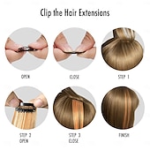 abordables Clip dans les extensions-12 pièces extensions de cheveux colorées droites multicolores clip en coloré 20 pouces extensions de cheveux arc-en-ciel pour enfants femmes cadeaux Halloween fête de Noël points forts (12 pièces