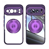 お買い得  その他のスマホケース-電話 ケース 用途 ピクセル9プロ ピクセル9プロXL ピクセル9 バックカバー スタンド付き 耐衝撃 レトロ風 TPU PC PUレザー