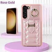 Недорогие Чехлы для Samsung-Чехол для телефона для S22 S21 S20 Plus Ultra S21 FE A54 A34 A14 A53 A12 A52 A13 5G A13 S20 FE с подставкой с ремешком на запястье ретро TPU PU кожа