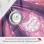 お買い得  ブラックアウトカーテン-2パネルカーテンドレープ遮光カーテンリビングルーム寝室キッチン屋内ステンドグラス窓装飾断熱部屋を暗くする