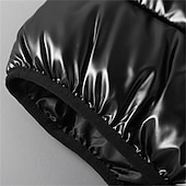preiswerte Herren Steppweste-Herren Puffer Weste Kapuzenweste Gepolstert Weste Steppweste Täglich Verabredung Urlaub Modisch Brautkleider schlicht Herbst Winter Tasche Polyester warm halten Komfortabel Feste Farbe Reisverschluss