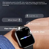 preiswerte Intelligente Armbänder-696 LC88 Smartwatch 2.01 Zoll Smart-Armband Bluetooth Schrittzähler Anruferinnerung Schlaf-Tracker Kompatibel mit Android iOS Herren Freisprechanlage IP 67 40mm Uhrengehäuse