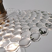 abordables Suspension-luminaires en verre teinté, luminaires suspendus ambrés, îlot de cuisine, luminaires suspendus en verre martelé, abat-jour en verre 110-240v