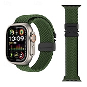 cheap Apple Watch Bands-Sport Band Compatible with Apple Watch band 38mm 40mm 41mm 42mm 44mm 45mm 49mm Braided Adjustable Fabric Strap Replacement Wristband for iwatch Ultra 2 Series 9 8 7 SE 6 5 4 3 2 1