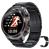 abordables Montres connectées-imosi 1,53 pouces montre intelligente bluetooth appel podomètre écouteurs 2 en 1 écouteurs lecture de musique locale tws bluetooth casque de sport sans fil smartwatch