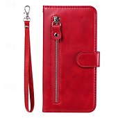 abordables Coques iPhone-téléphone Coque Pour iPhone 16 Pro Max Plus iPhone 15 Pro Max Plus iPhone 14 13 12 11 Pro Max Plus iPhone 14 Pro Max iPhone 13 12 11 Pro Max Couvercle rabattable Avec Support fermeture Éclair avec