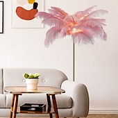 voordelige led vloerlamp-veer vloerlamp veer led vloerlamp ijzer kunst creatief noords slaapkamer badkamer woonkamer bruiloft studeerkamer vloerlamp vloerlamp huisdecoratie met ronde metalen voet