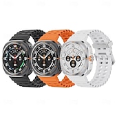 baratos Pulseiras de relógio Samsung-4 pacotes Pulseiras de Relógio para Samsung Assistir Ultra Silicone Substituição Alça Ajustável Banda do Oceano Pulseira