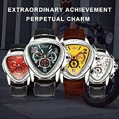 cheap Mechanical Watches-Jargar Top Brand Automatic Mechanical Men Army Triangle Calendar 24 hour Dial Real Leather Sport Wrist Watch