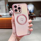 お買い得  iPhone用ケース-電話 ケース 用途 iPhone 16 Pro Max プラス iPhone 15 プロマックスプラス iPhone 14 13 12 Pro Max Plus iPhone 14 Pro Max iPhone 13 12 Pro Max バックカバー 磁石バックル ワイヤレス充電をサポート 耐衝撃 レトロ風 TPU 仕上げ