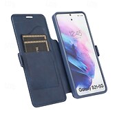 cheap Samsung Cases-Phone Case For S21 A72 A71 A51 A31 S20 Plus S20 Ultra S20 A32 A52 Flip Cover with Stand Holder Card Slot Shockproof Retro TPU PU Leather