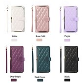 cheap Samsung Cases-Phone Case For S24 Ultra S24 Plus S24 S24 FE S23 S22 S21 S20 Ultra Plus FE A55 A35 A25 A15 5G A54 A34 A14 A73 A53 A33 A23 A13 A72 A52 A32 A22 A12 A51 Flip Cover with Stand Holder Zipper with Wrist