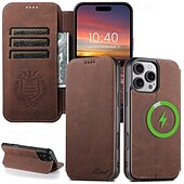 abordables Carcasas iPhone-teléfono Funda Para iPhone 16 Pro Max Plus iPhone 15 Pro Max Plus iPhone 14 13 12 Pro Max Plus iPhone 14 Pro Max iPhone 13 12 Pro Max Funda Trasera con Soporte Magnética Soporte de carga inalámbrica