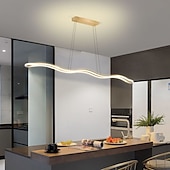 economico Luci a sospensione-100 cm Design Singolo Lampada a sospensione Metallo Gel di Silice Moderno Stile Nordico 110-120V 220-240V