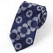 preiswerte Herren Elite Zubehör-Herren Krawatten Elegant Mode Designer Bestickt Stickerei Karomuster Tupfen Gestreift Formell Hochzeit Weihnachten