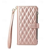 abordables Otras carcasas-teléfono Funda Para Píxel 9 Pro Pixel 9 Pro XL Pixel 8 Pro Pixel 8 Píxel 9 Pixel 7 Pixel 7 Pro Pixel 6 Pixel 6 Pro Funda Trasera con Soporte Cremallera con cordón Retro TPU Cuero de PU