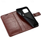 お買い得  iPhone用ケース-電話 ケース 用途 iPhone 16 Pro Max プラス iPhone 15 プロマックスプラス iPhone 14 13 12 11 Pro Max Plus Mini iPhone 14 Pro Max iPhone 13 12 11 Pro Max バックカバー スタンド付き カード挿入口 耐衝撃 レトロ風 TPU PUレザー