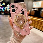 お買い得  iPhone用ケース-電話 ケース 用途 iPhone 16 Pro Max プラス iPhone 15 プロマックスプラス iPhone 14 Pro Max iPhone 14 Pro Max Plus iPhone 13 Pro Max バックカバー スタンド付き 磁石バックル ワイヤレス充電をサポート レトロ風 TPU PC