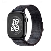 baratos Pulseiras de Apple Watch-Pulseira Esportiva Compatível com Pulseira Apple Watch 38mm 40mm 41mm 42mm 44mm 45mm 49mm Ajustável Tecido pulseira de substituição para iwatch Ultra 2 Series 9 8 7 SE 6 5 4 3 2 1