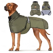 cheap Coats-Dog Coat Jacket Parka Jacket with Harness Reflective Warm Water-Resistant Outdoor Dog Clothing for Medium Large