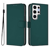 Недорогие Чехлы для Samsung-телефон Кейс для Назначение S24 Ultra S24 Plus S24 S24 ФЭ S23 S22 S21 S20 Ultra Plus FE А55 А35 А25 А15 5Г A54 A34 A14 A72 A52 A32 A22 A12 A53 A33 A23 A13 S25 Ультра Откидная крышка