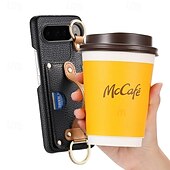 お買い得  その他のスマホケース-電話 ケース 用途 ピクセル9プロXL Pixel 8 Pro Pixel 8 ピクセル9 Pixel 7 Pixel 7 Pro Pixel 6 Pixel 6 Pro バックカバー スタンド付き リストストラップ付き カード挿入口 レトロ風 TPU PUレザー